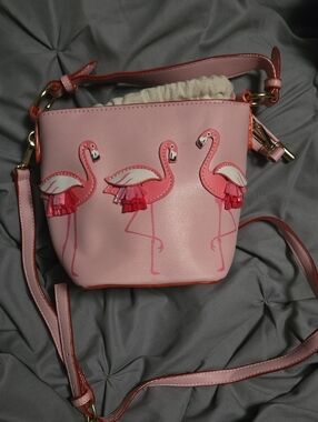 Chic Pink Flamingo Crossbody Bag for Women